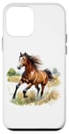 Coque pour iPhone 12 mini Majestic Horse – Hommes, femmes et petites filles, équitation, couleur