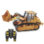 XWSQ Simulation Bulldozer Télécommande Ingénierie Véhicule Jouet pour Enfants Cadeau Modèle Bulldozer Camion Jouets pour Enfants