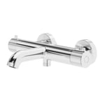 Mitigeur bain/douche thermostatique, chrome, GoodHome Owens