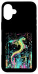 Coque pour iPhone 16 Plus Cyberpunk Dragon Design Fantasy Art et Sci-Fi Fans Unique