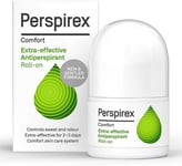 2x Perspirex Comfort Extra-Effective Antiperspirant Roll-On - 20ml