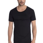 Calida Pure and Style T-shirt Svart bomull Small Herr