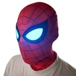 Spiderman Barn Mask för Barn med Lysande Linser Halloween Fest Cosplay Kostym Rekvisita Halloween Mask A