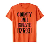 Halloween County Jail Inmate Orange Prisoner T-Shirt