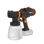 WORX WX020 18V (20V MAX) Cordless HVLP Paint Sprayer Nitro 4.0 battery & charger