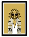 K.Olin Tribu - Affiche Dude par Ale Giorgini, Papier, Blanc, 20 x 30 x 0.1 cm