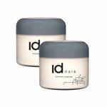 2-pack ID Hair Extreme Titanium Wax 100ml Transparent