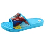 Disney Claquette de Bain Spiderman Garçon Sandale, Bleu, 26 EU