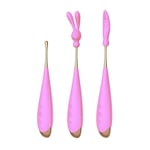 High Frequency Clitoris and Nipple Vibrator Wand - 3 Heads | FREE Delivery