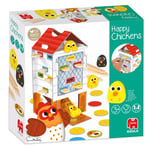 Goula - Happy Chickens - Un Jeu d'adresse pour les enfants - Jeu d'apprentissage des couleurs et amusant pour la famille - dès 3 ans - 2 à 4 joueurs