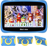 Tablette Enfants 7 Pouces,Tab 3 Kids Educative Pour Android 13 Avec Gms Certified,4Go+32Go/Tf 1To,3280Mah,Ikids Pre-Installe/Contrôle Parental/Otg/Gps/Wifi/2Ans Garantie