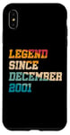 Coque pour iPhone XS Max 23 Year Old Legend Since December 2001 Vintage 23e anniversaire