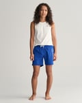 GANT - Teens lette badeshorts med logo til herre bold blue