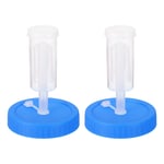 Fermentation Kit, 2 Mason Jars Fermenting Lids with 2 Airlocks Blue