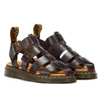 Dr. Martens Garin Brando Bracken Brown Sandals