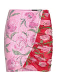 Printed Mini Skirt Pink ROTATE Birger Christensen