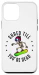 Coque pour iPhone 12 mini Snowboard pour hommes, femmes, garçons, snowboarder, amateurs de snowboard