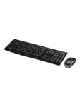 Logitech MK270 Wireless Combo - keyboard and mouse set - Czech - Tastatur & Mussett - Tsjekkisk - Svart