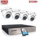 ZOSI 1080P CCTV Surveillance System 8CH DVR Home Security Camera 3000TVL Outdoor