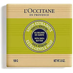 L'OCCITANE Shea Butter Verbena Extra Gentle Soap 100g | Citrus Scented | Palm Oil Free, Vegan & 99% Readily Biodegradable | Sustainable & Luxury Beauty Body Wash for All Skin Types