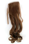 Hairpiece Ponytail Dark Ash Blonde Wavy 45Cm YZF-TC18-12 Band Clip Extension