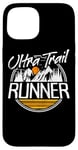 Coque pour iPhone 15 Ultra Trail Runner Course sur Piste Course sur Sentier Ultra