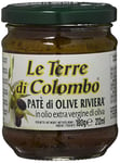 Le Terre di Colombo – Riviera Olive Paste - in Extra Virgin Olive Oil (10%) - Pack of 6 x 212 ml