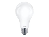 Philips Led Classic - Led-Glödlampa - Glaserad Finish - E27 - 13 W (Motsvarande 120 W) - Klass D - Svalt Vitt Ljus - 4000 K