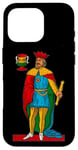 Coque pour iPhone 16 Pro Scorpa/Briscola King of Cups Re di tazze Italian Jeu de cartes