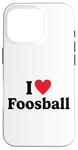 Coque pour iPhone 16 Pro J'adore le baby-foot