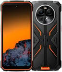 Smartphone Incassable Bv8100,Double Lampes De Poche Led,24Go+256Go,6,5""120Hz 2,4K Fhd+,Camera 50Mp,Batterie 8800Mah,Telephone Portable Etanche Ip68 Android 14,Gps Nfc Orange