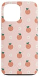 Coque pour iPhone 13 Pro Max Couleur pastel, motif pêche, été, fruits, esthétique