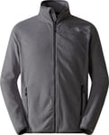 The North Face Men's 100 Glacier Full-Zip Fleece TNF Medium Grey Heather, L