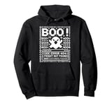 Boo! Code Error 404 - Fright Not Found Funny Coder Halloween Pullover Hoodie