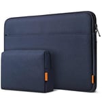 Inateck Housse 14 Pouces Ordinateur Compatible avec 15.3 MacBook Air M3/A3114 M2/A2941 2024-2023, 14 Pouces Chromebook Notebook, Matebook D14, 14.4 Surface Laptop Studio, Bleue