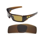 NEW POLARIZED REPLACEMENT BRONZE LENS FOR OAKLEY GASCAN SUNGLASSES