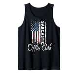 Office Clerk Sarcastic Office Clerk US Flag Office Clerk Tank Top