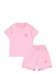 Short Tee Set Pink Adidas Originals