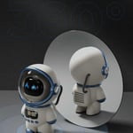 Astronaut Smart Bluetooth Speaker ai Voice HiFi Audio Bureau Multifonctionnel Audio Nouveau RéVeil NuméRique Radio fm,b