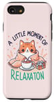 Coque pour iPhone SE (2020) / 7 / 8 idee cadeau citation drôle relaxation design chat kawaii