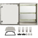 VEVOR Boitier en fibre de verre NEMA, 60x50x23 cm, coffret armoire electrique NEMA 4X, IP66 etanche et anti-poussiere, boite de jonction electrique