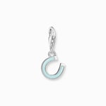 Thomas Sabo Charm-hängsmycke mint grön hästsko silver 2019-007-17