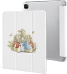 Étui Pour Ipad Pro 2021 Peter Rabbit 12,9 Pouces, Type Ordinateur Portable, Support À Trois Volets Avec Porte-Stylo, Réveil/Veille Automatique