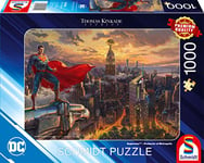 Schmidt Spiele- Thomas Kinkade Schmidt Spiele57590, Superman, Protecteur de Metropolis, 1000 Teile Puzzle, 57590, Multicolore, 244 cm