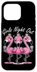 iPhone 16 Pro Cute Pink Flamingos Girls Night Out for Friends Flamingo Case