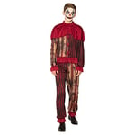 Boland 79194 – Costume pour enfant de minuit, combinaison et col, combinaison, costume, costume pour adolescent, garçon, horreur, clown, psycho, Halloween, carnaval, fête à thème