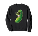 Big laughing with this funny Pickle and Sunglasses Costume Sweatshirt