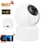 EU Plug 1080P Camera Wireless AI Motion Track Night Vis-ion 2‑Way Intercom Home