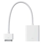 GENUINE APPLE 30 PIN TO VGA ADAPTER MC552ZM (A1368) 1ST CLASS DELIVERY BRAND NEW