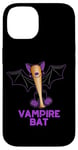 Coque pour iPhone 14 Jeu de mots amusant en forme de chauve-souris vampire